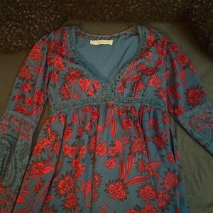 flowy dress, very breathable fabric